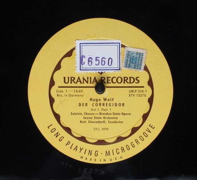 Urania Records (3) URLP-208 - Hugo Wolf - Der Corregidor - Image 5
