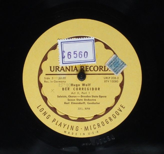 Urania Records (3) URLP-208 - Hugo Wolf - Der Corregidor - Image 9