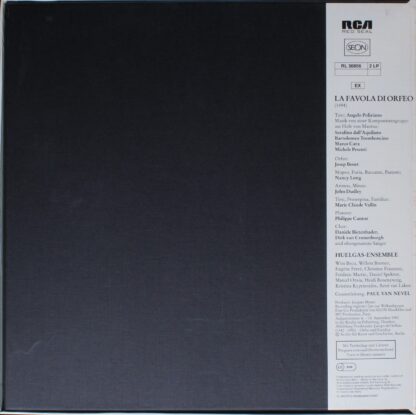 RCA RL 30856 - Huelgas-Ensemble,Paul Van Nevel - La Favola Di Or - Image 2