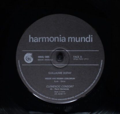 Harmonia Mundi HMU 985 - Guillaume Dufay, Clemencic Consort, Ren - Image 5