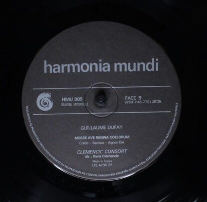 Harmonia Mundi HMU 985 - Guillaume Dufay, Clemencic Consort, Ren - Image 6