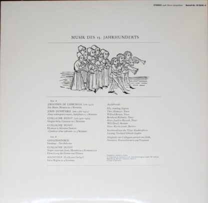 BASF/Harmonia Mundi 20 20349-8 - Guillaume Dufay, John Dunstable - Image 2