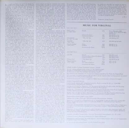 Archiv Produktion 2533 379 - Colin Tilney - Music For Virginal - Image 4