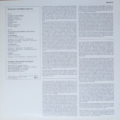 harmonia mundi France HMA 55718 - François Couperin, Ricercare-E - Image 2