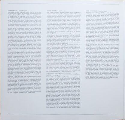 BASF 25 22064-8 - John Dunstable, Pro Cantione Antiqua, Bruno Tu - Image 3