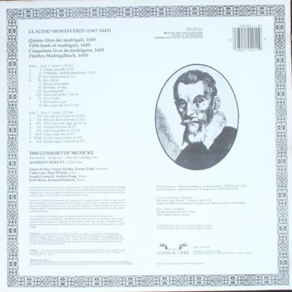 L'Oiseau-Lyre 410 291-1 - Claudio Monteverdi, The Consort Of Mus - Image 2