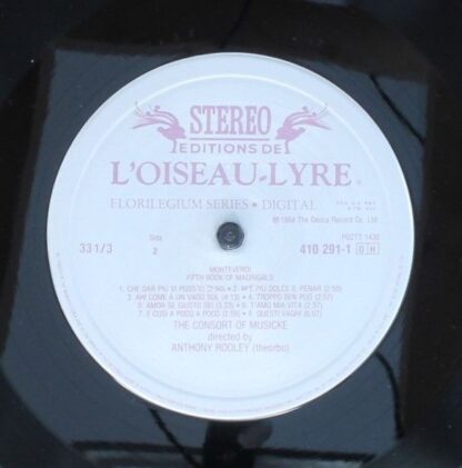 L'Oiseau-Lyre 410 291-1 - Claudio Monteverdi, The Consort Of Mus - Image 4