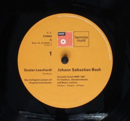Harmonia Mundi 30 509 K - Johann Sebastian Bach, Carl Philipp Em - Image 3