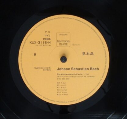 Deutsche Harmonia Mundi KUX-3116-H - Johann Sebastian Bach, Gust - Image 4