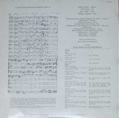 Not On Label F 667.238 - Johann Sebastian Bach, Isabel Lippitz, - Image 2