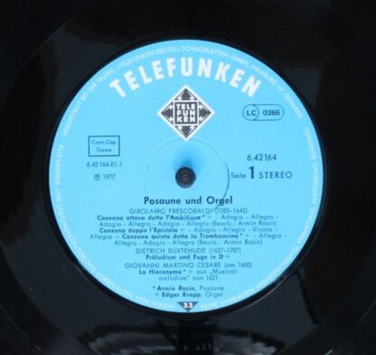 Telefunken 6.42164 AW - Girolamo Frescobaldi, Dieterich Buxtehud - Image 5
