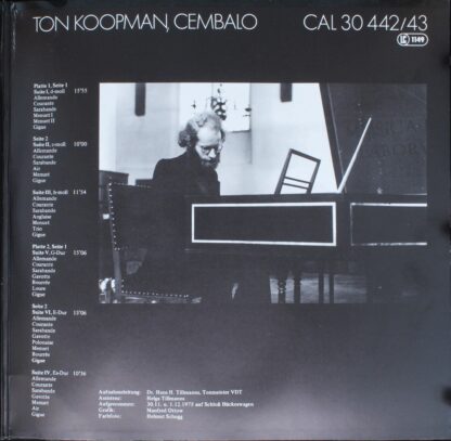 Calig CAL 30 442/43 - Johann Sebastian Bach, Ton Koopman - Franz - Image 4
