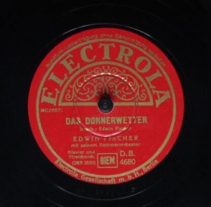 Electrola D.B. 4679 - Johann Sebastian Bach, Wolfgang Amadeus Mo - Image 4