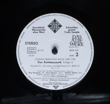 Telefunken SKW 6/1-2 - Johann Sebastian Bach - Das Kantatenwerk - Image 6