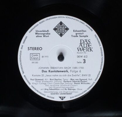 Telefunken SKW 6/1-2 - Johann Sebastian Bach - Das Kantatenwerk - Image 7