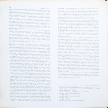 Telefunken 6.41275 - Studio Der Frühen Musik - Chansons Der Trou - Image 3