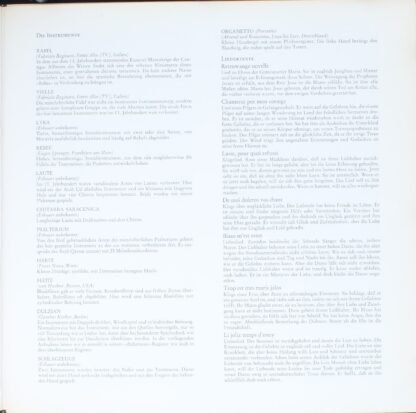 Telefunken 6.41275 - Studio Der Frühen Musik - Chansons Der Trou - Image 4