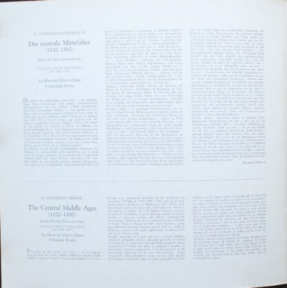 Archiv Produktion 2533 054 - Guillaume de Machaut, Friedreich Me - Image 3