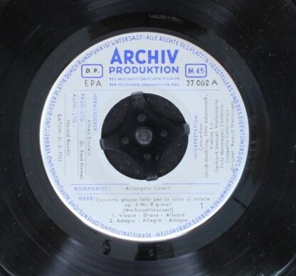 Archiv Produktion 37062 EPA - Arcangelo Corelli - Concerto Gross - Image 3