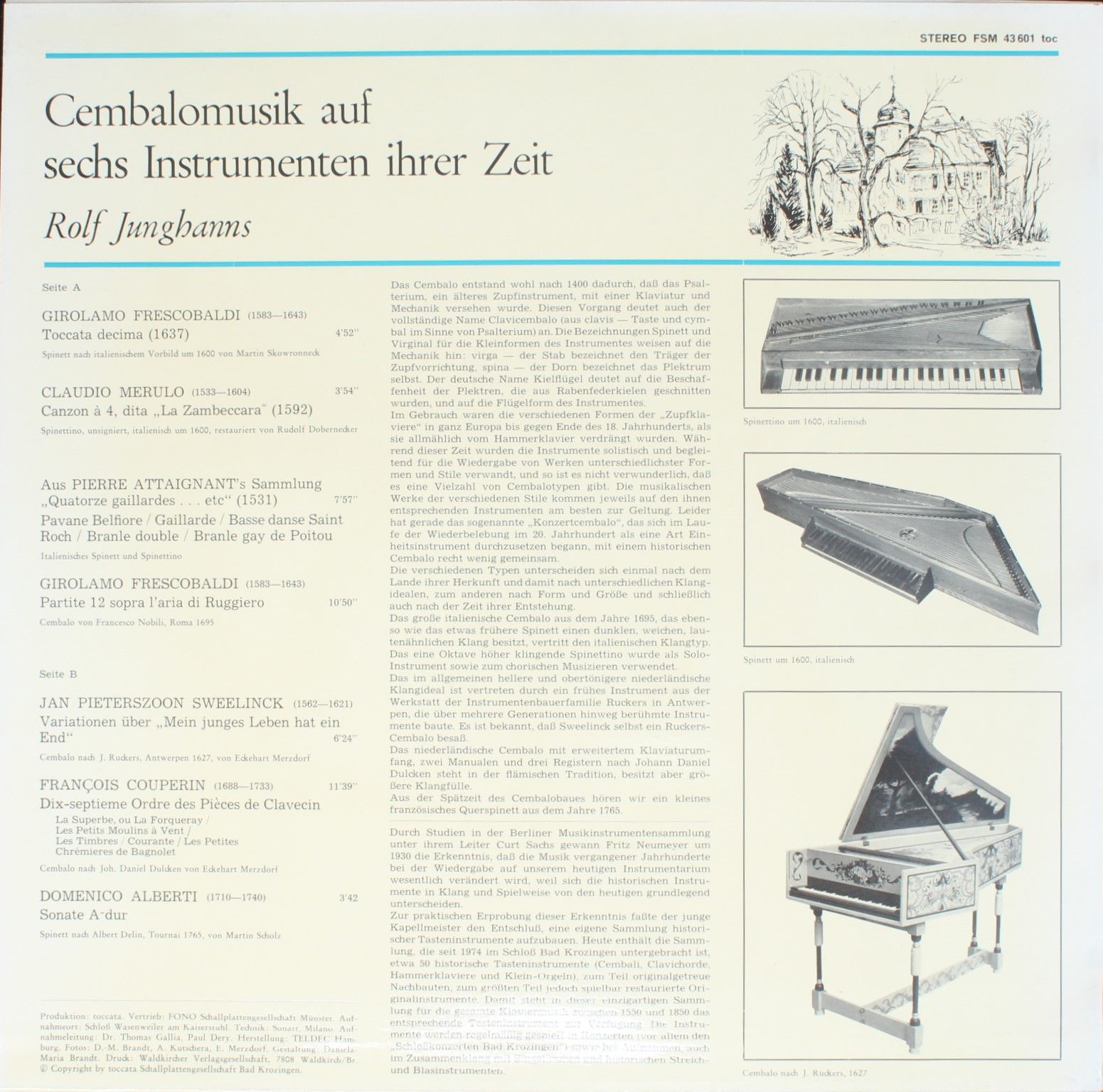 Toccata FSM 43 601 toc - Rolf Junghanns - Historische Tasteninst - Image 2