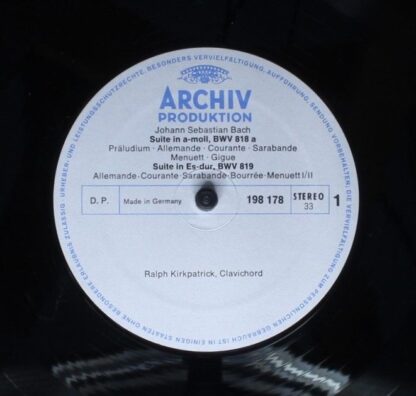 Archiv Produktion 198 178 - Johann Sebastian Bach - Suite In A-M - Image 4