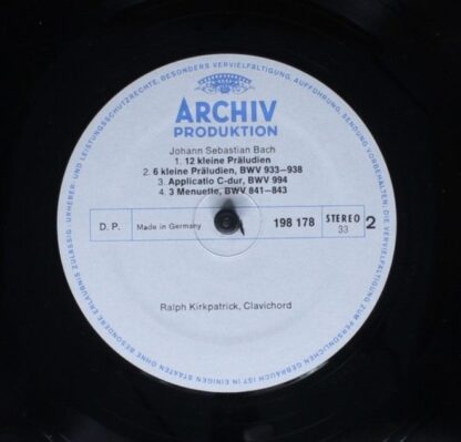 Archiv Produktion 198 178 - Johann Sebastian Bach - Suite In A-M - Image 5