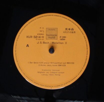 Deutsche Harmonia Mundi KUX-3214-H - Johann Sebastian Bach, Knab - Image 3