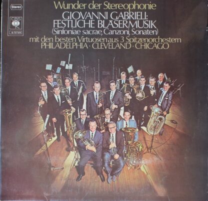 CBS S 72729 - Giovanni Gabrieli, Philadelphia Brass Ensemble, Cl
