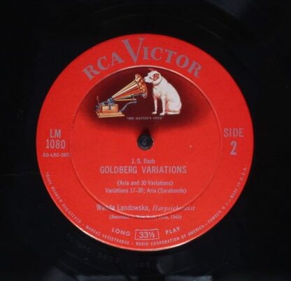 RCA Victor Red Seal LM 1080 - Johann Sebastian Bach, Wanda Lando - Image 4
