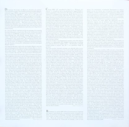 TELDEC 6.42915 AZ - Johann Sebastian Bach, Nikolaus Harnoncourt, - Image 2