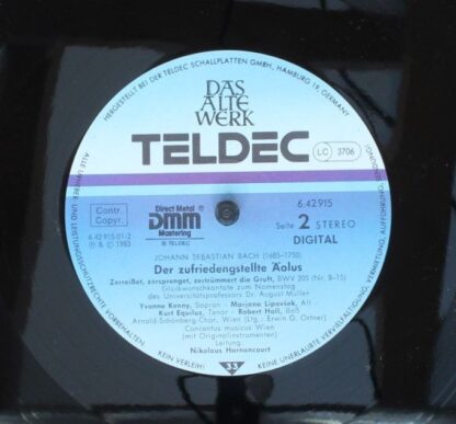 TELDEC 6.42915 AZ - Johann Sebastian Bach, Nikolaus Harnoncourt, - Image 7