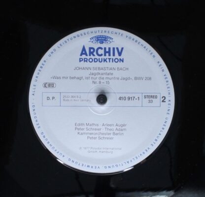 Archiv Produktion 410 917-1 - Johann Sebastian Bach, Edith Mathi - Image 4