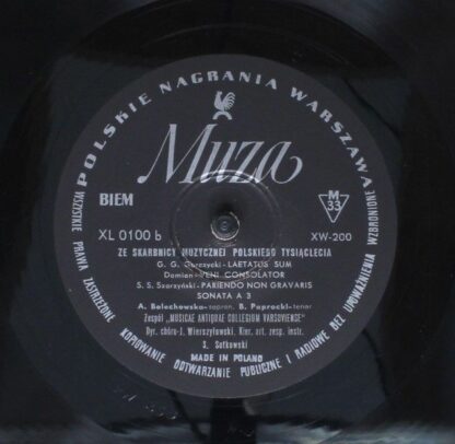 Polskie Nagrania Muza XL 0100 - Musicae Antiquae Collegium Varso - Image 6
