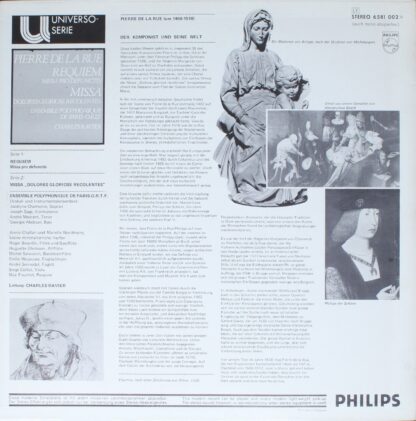 Philips 6581 002 - Pierre de la Rue, Ensemble Polyphonique De L' - Image 2