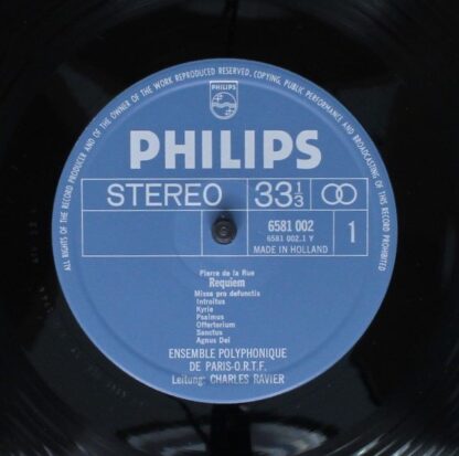 Philips 6581 002 - Pierre de la Rue, Ensemble Polyphonique De L' - Image 3