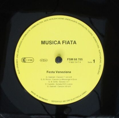 FSM FSM 68 705 - Musica Fiata, Giovanni Gabrieli, Giovanni Picch - Image 4