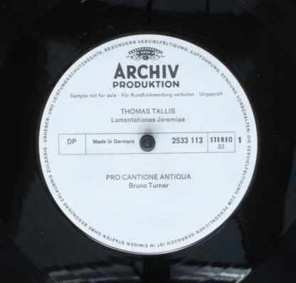 Archiv Produktion 2533 113 - Thomas Tallis, William Byrd, Pro Ca - Image 5