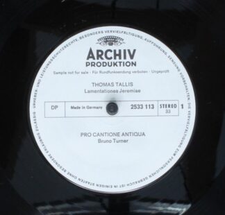 Archiv Produktion 2533 113 - Thomas Tallis, William Byrd, Pro Ca