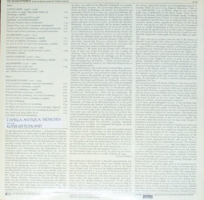 ACANTA DC 23034 - Roland de Lassus, Ludwig Senfl, Ivo De Vento, - Image 2