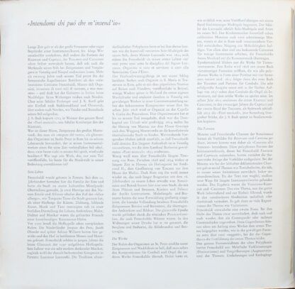 Harmonia Mundi HM 30 317 I - Girolamo Frescobaldi, Gustav Leonha - Image 3