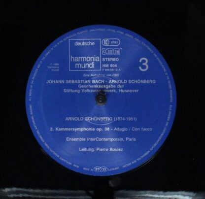 Deutsche Harmonia Mundi HM 803 - Johann Sebastian Bach, Arnold S - Image 7