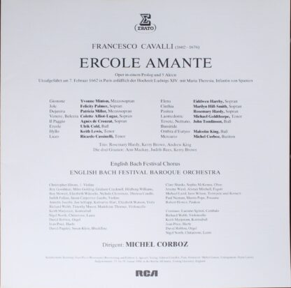 Erato ZL 30718 - Francesco Cavalli, English Bach Festival Chorus - Image 3