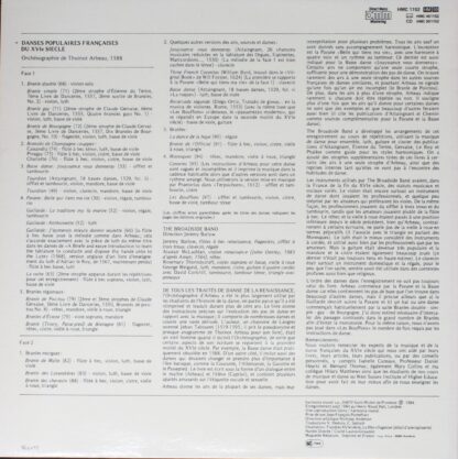 harmonia mundi France HMC 1152 - The Broadside Band, Jeremy Barl - Image 2