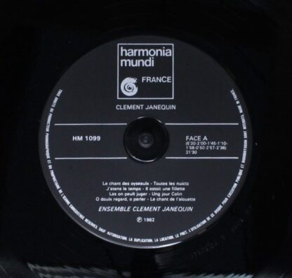 Harmonia Mundi HM 1099 - Clément Janequin, Ensemble Clément Jane - Image 4