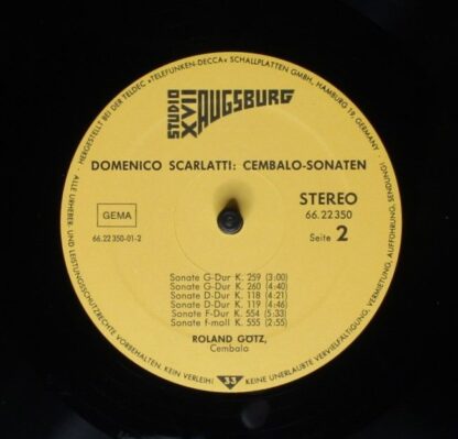 Studio XVII Augsburg 66.22350 - Domenico Scarlatti, Roland Götz - Image 4
