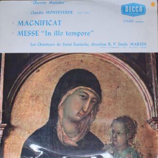Disques Decca 173.826 - Claudio Monteverdi, Les Chanteurs De Sai