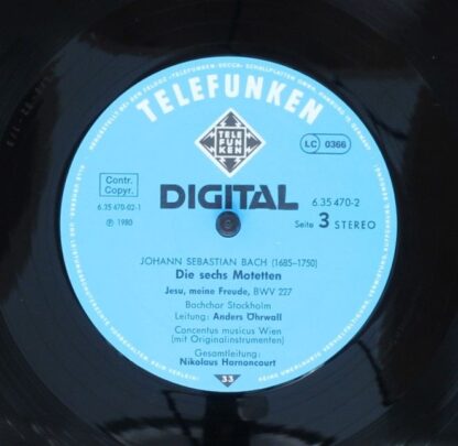 Telefunken 6.35470 EK - Johann Sebastian Bach, Stockholm Bach Ch - Image 7