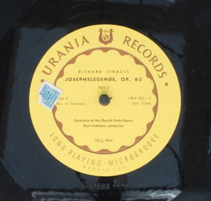Urania Records (3) URLP 602 - Richard Strauss, Bayerisches Staat - Image 4
