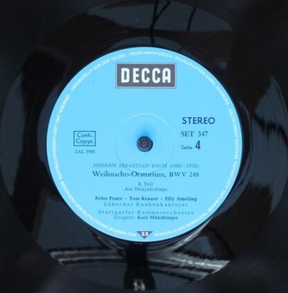DECCA SET 346-48 - Johann Sebastian Bach, Elly Ameling, Helen Wa - Image 8