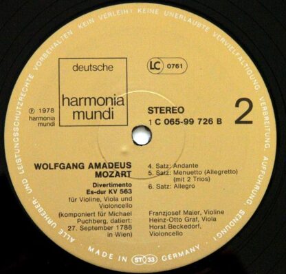 Deutsche Harmonia Mundi 1C 065-99 726 - Wolfgang Amadeus Mozart, - Image 4